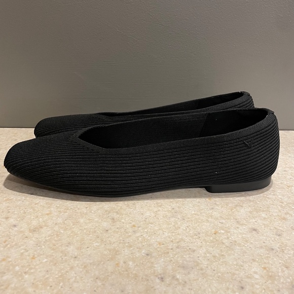VIVAIA Margot Square Toe V Cut Flats (Margot 2.0) Knit Comfort Ballet US11/EU43 - Picture 5 of 12